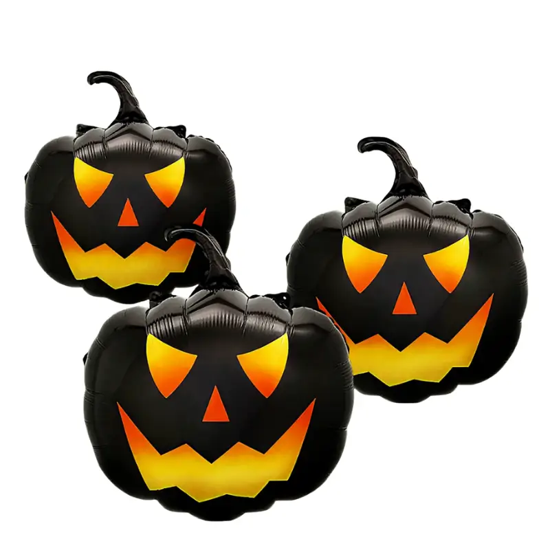 Ballonger Svarta Pumpahuvuden – 3 st