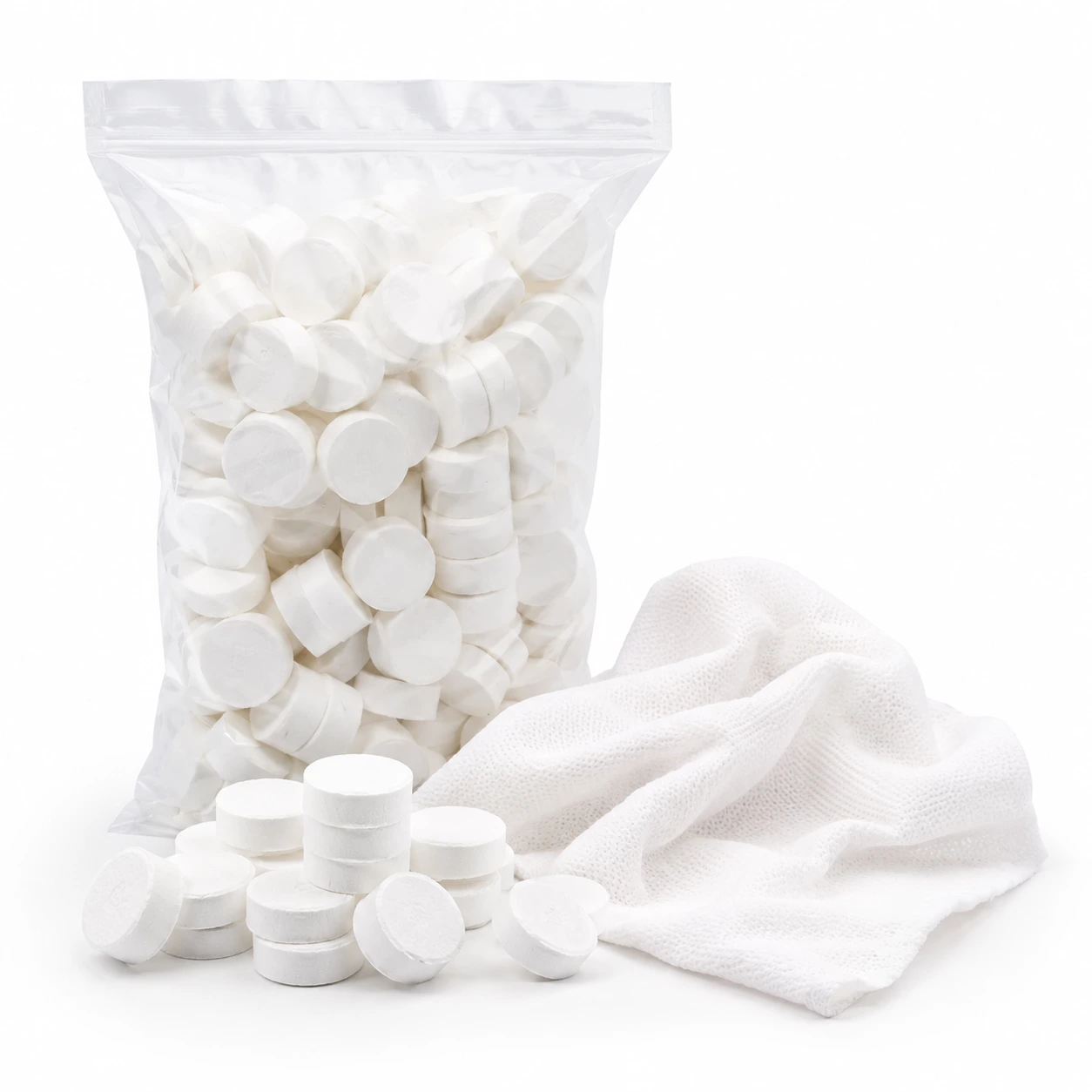 Engångshanddukar Komprimerade 50-pack