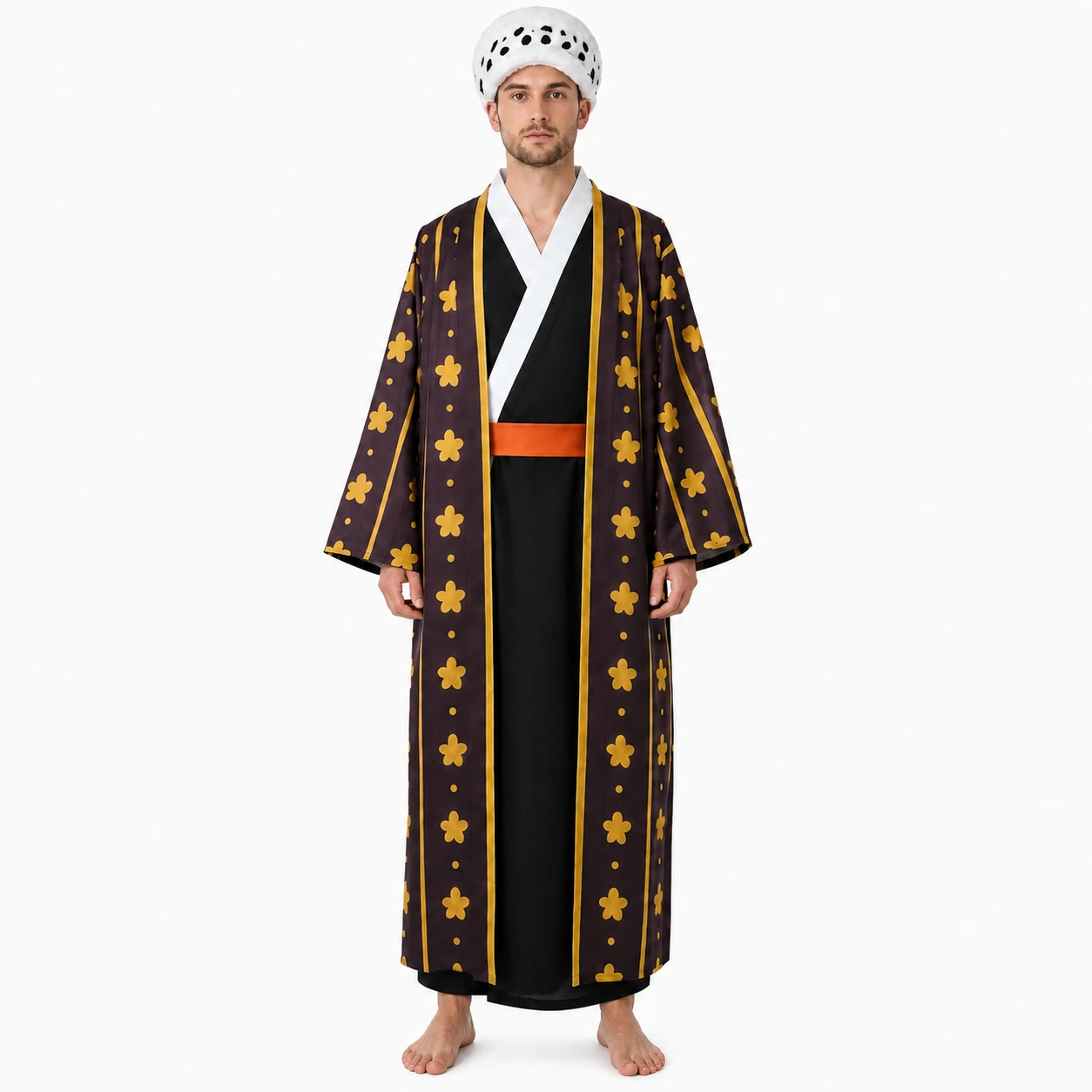 Cosplaydräkt i kimono-stil för maskerad och cosplay