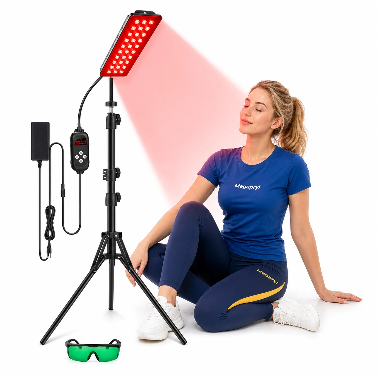 Ljusterapilampa LED 90W med Stativ