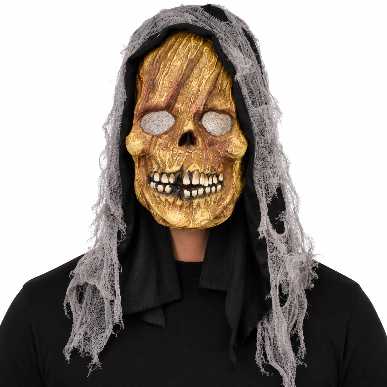 Mask skelett med huva i latex