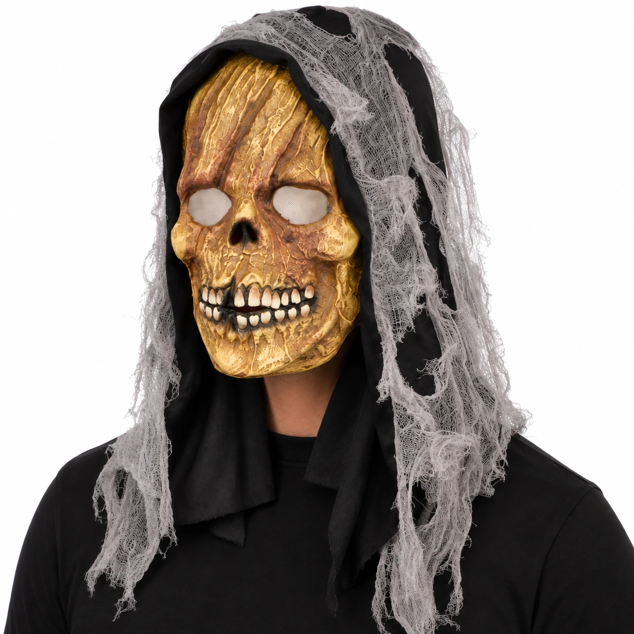 Mask skelett med huva i latex