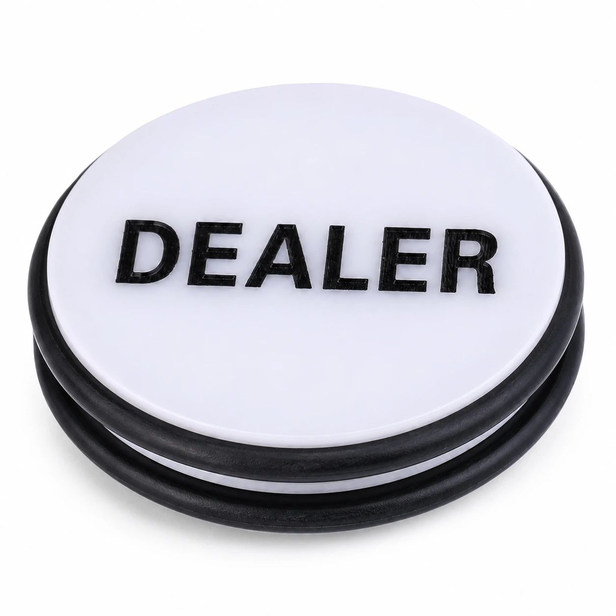 Dealer button för poker och kortspel i akryl