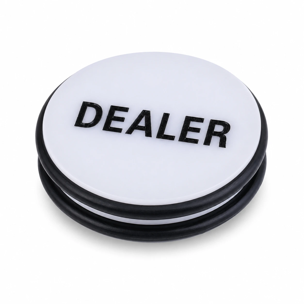 Dealer button för poker och kortspel i akryl