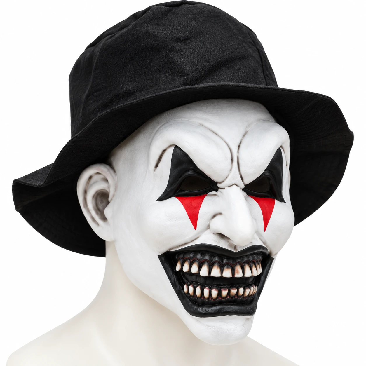 Clownmask för halloween och maskerad