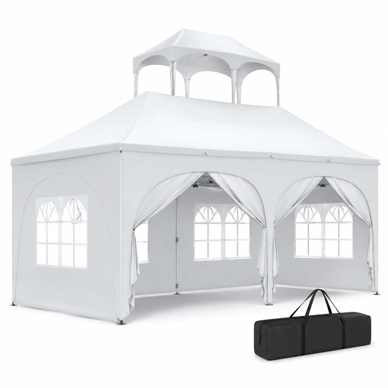 Partytält Pop-up med Sidoväggar - 3x6