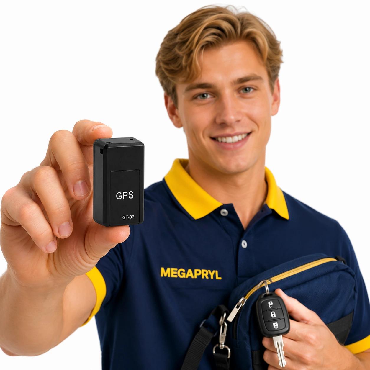 Mini GPS-Tracker GF-07 med Magnet för Bil, Väska och Nycklar