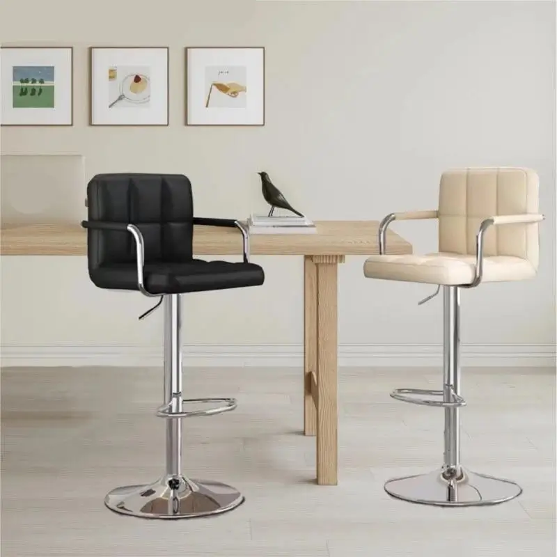 Barstol Snurrbar med Ryggstöd – Minimalistisk 3