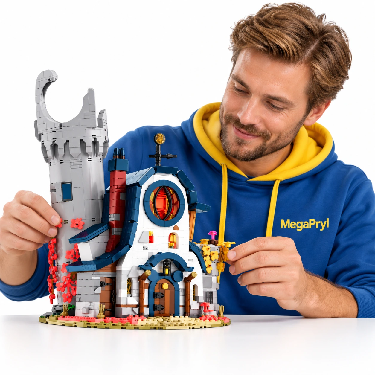 Pöllötalon satuteemainen rakennuspalikkasarja
