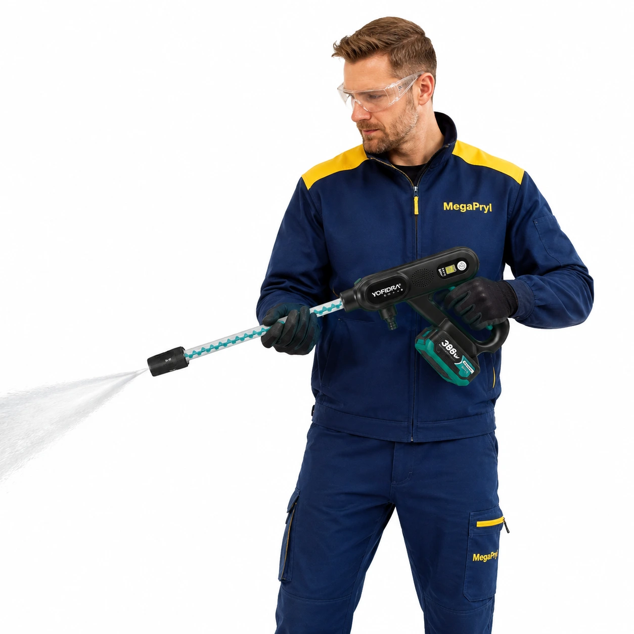 Batteridriven högtryckstvätt med borstlös motor