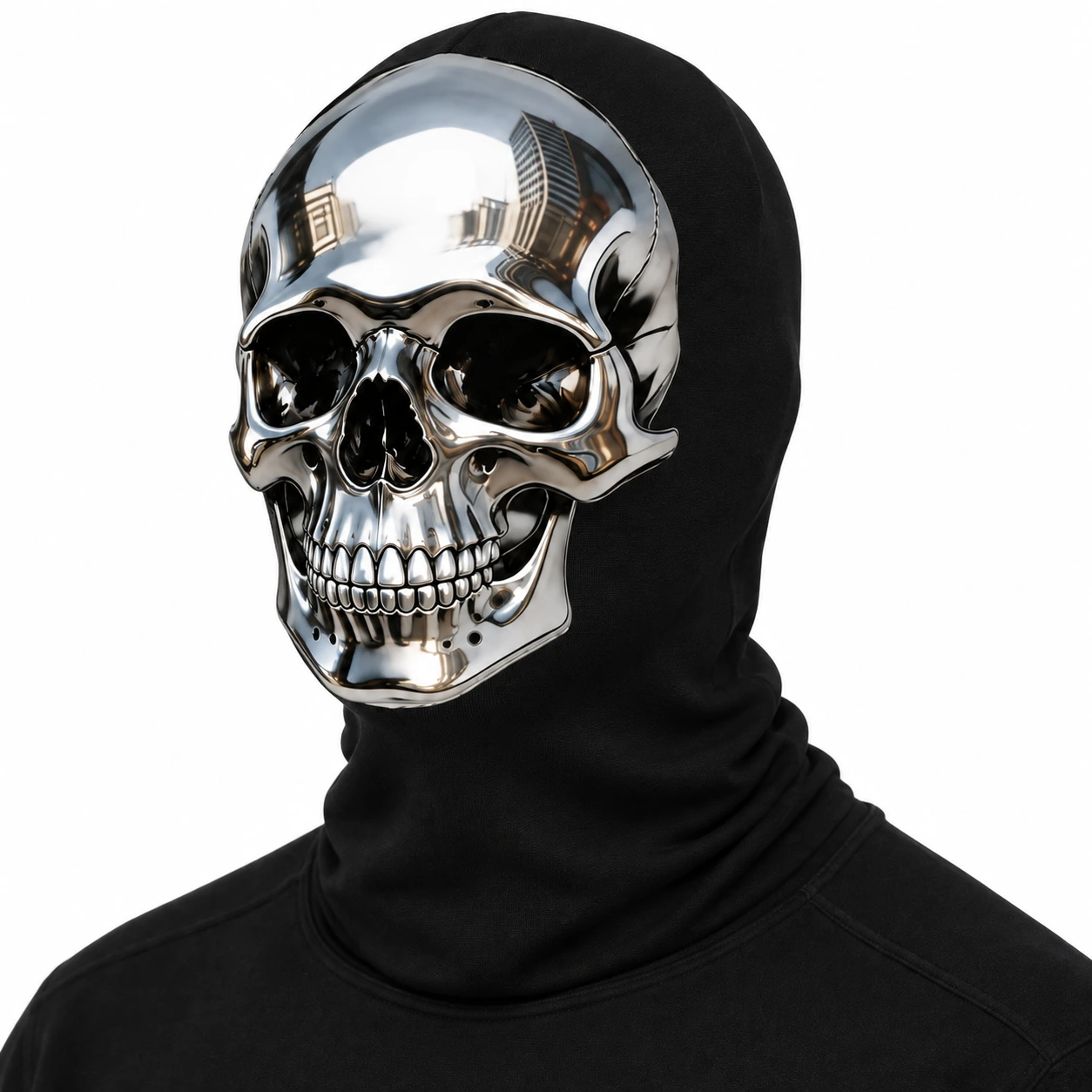 Balaklava-mask för cosplay med dödskallemotiv