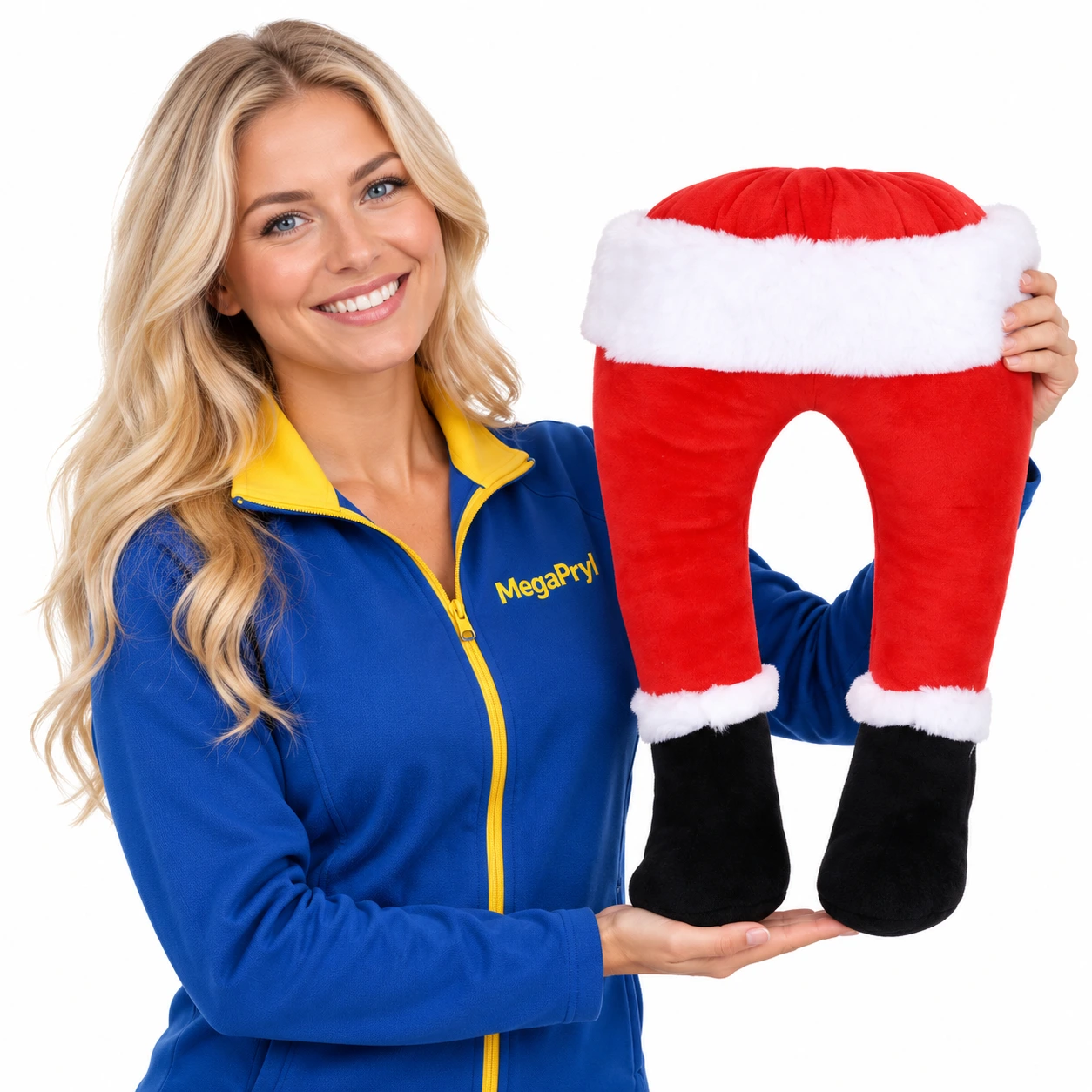 Julgransdekoration tomteben i plysch, 38 cm