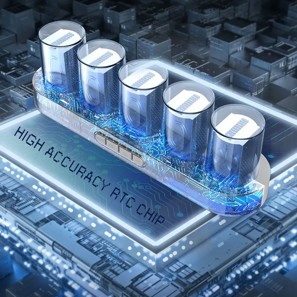 Klocka Digital RGB LED med Färgskiftning 3