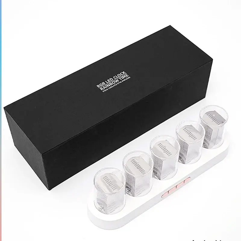 Klocka Digital RGB LED med Färgskiftning 8