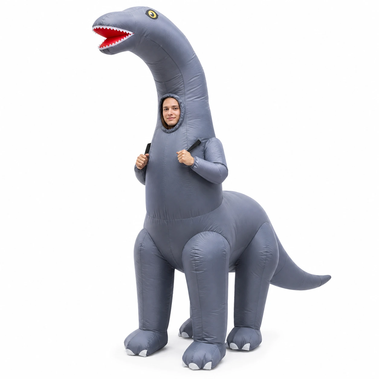 Uppblåsbar Dinosauriekostym Diplodocus för Vuxna