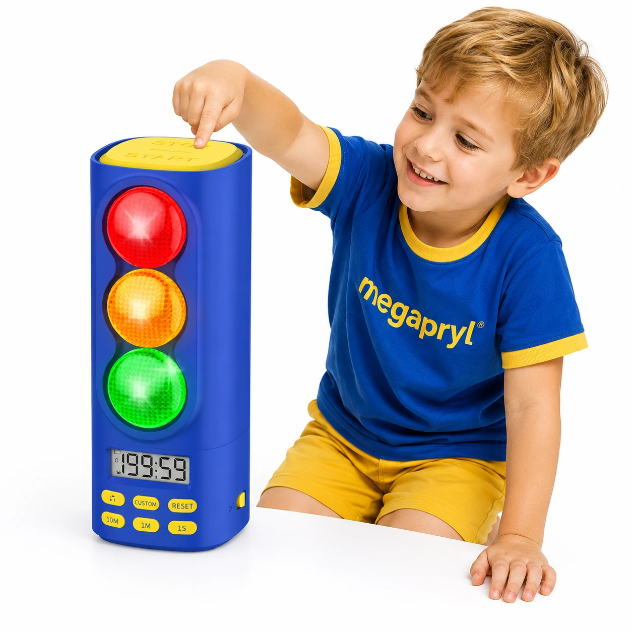 Visuell Timer Barn – Trafikljus Timer med Ljud