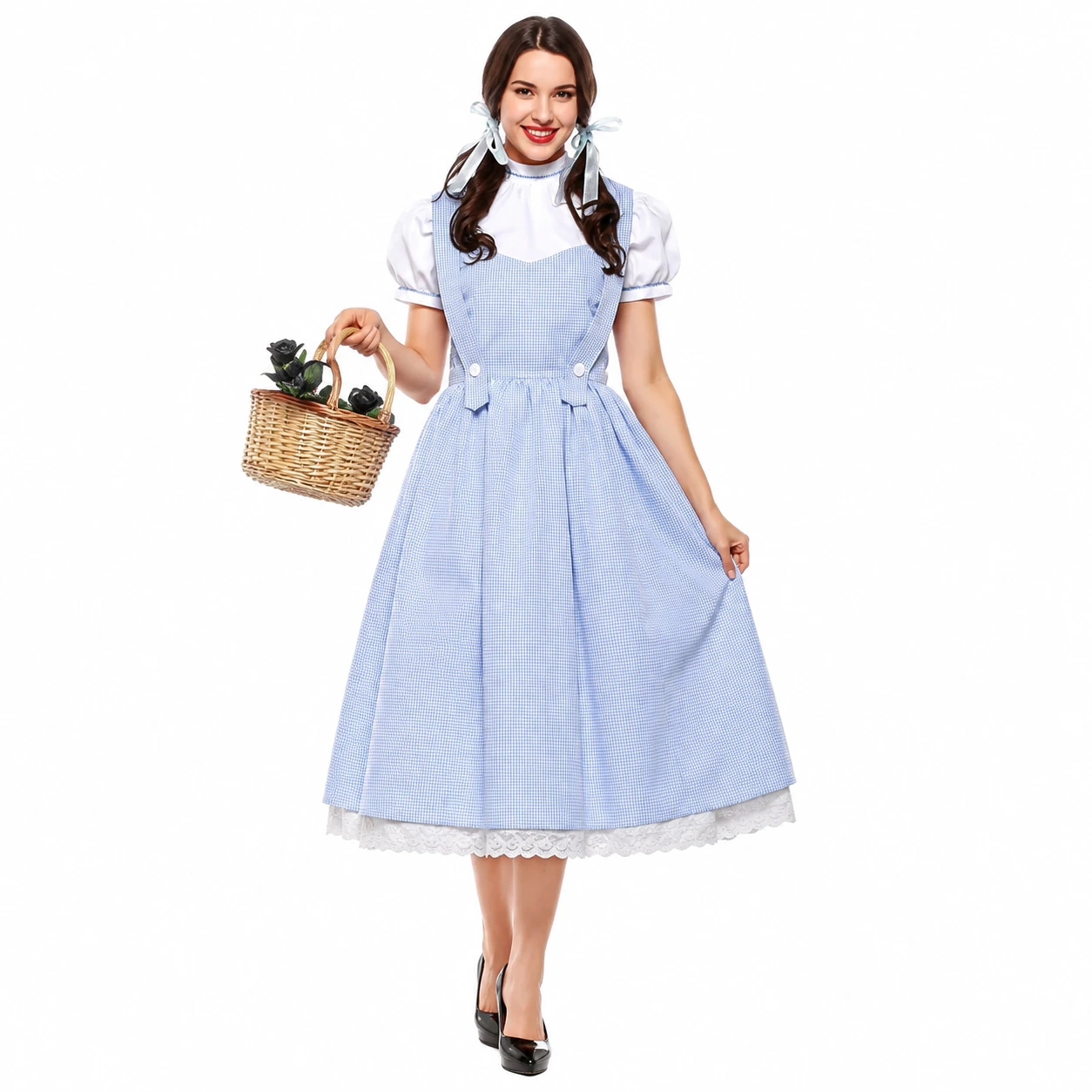 Dorothy klänning för maskerad och Halloween