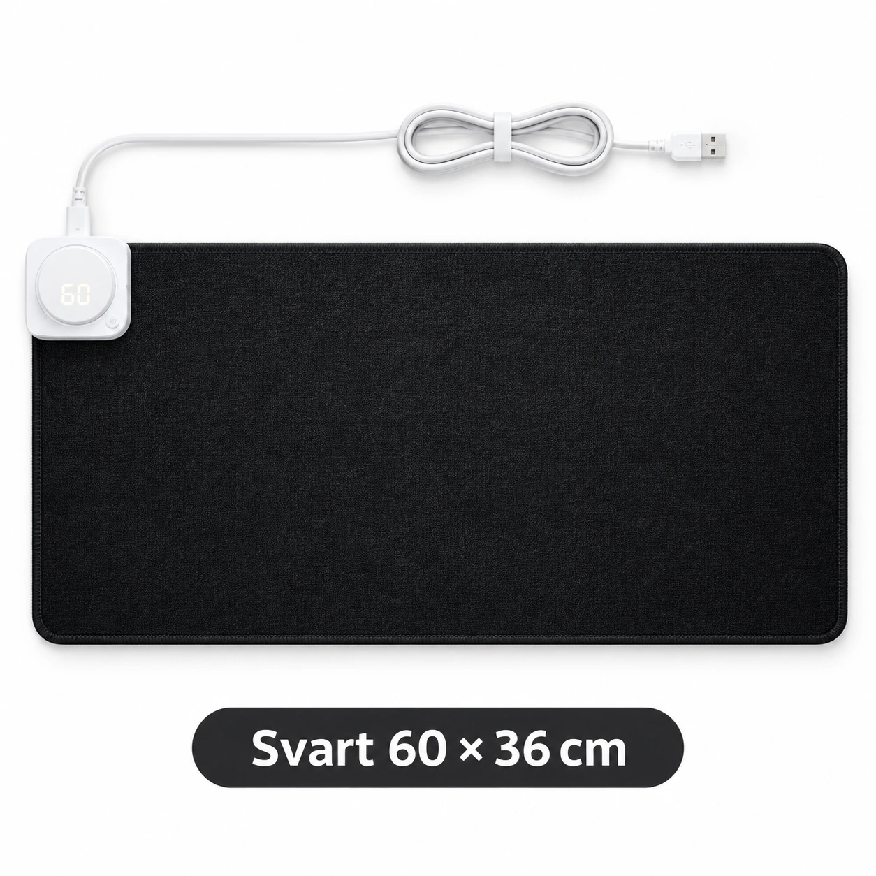Svart 60 × 36 cm