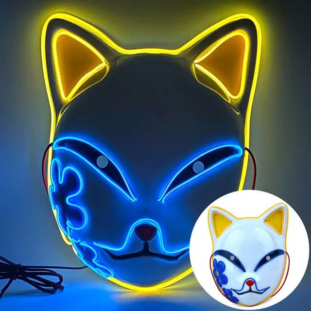 Mask Räv Luminous - Halloween 9