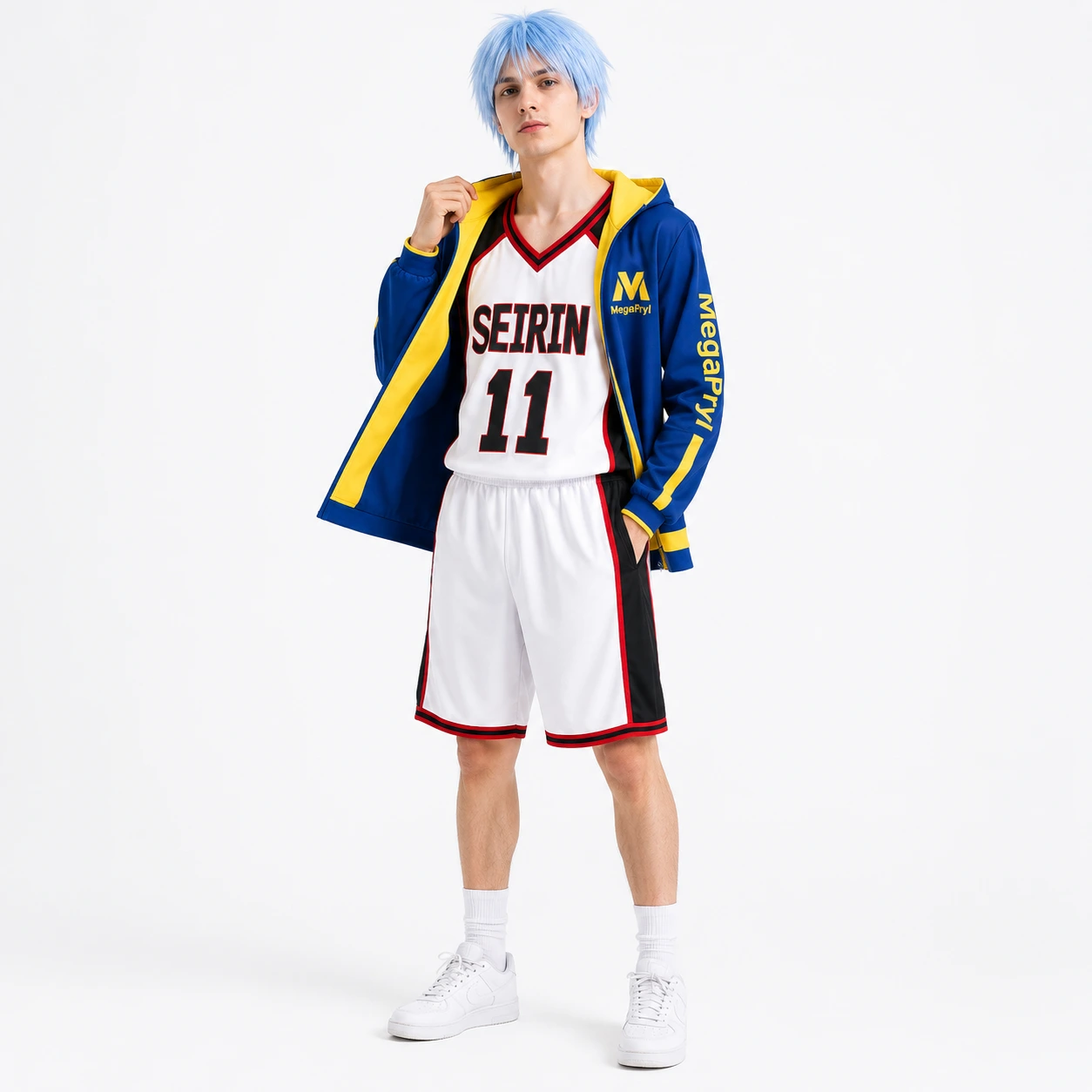 Cosplaydräkt med basketlinne nummer 11