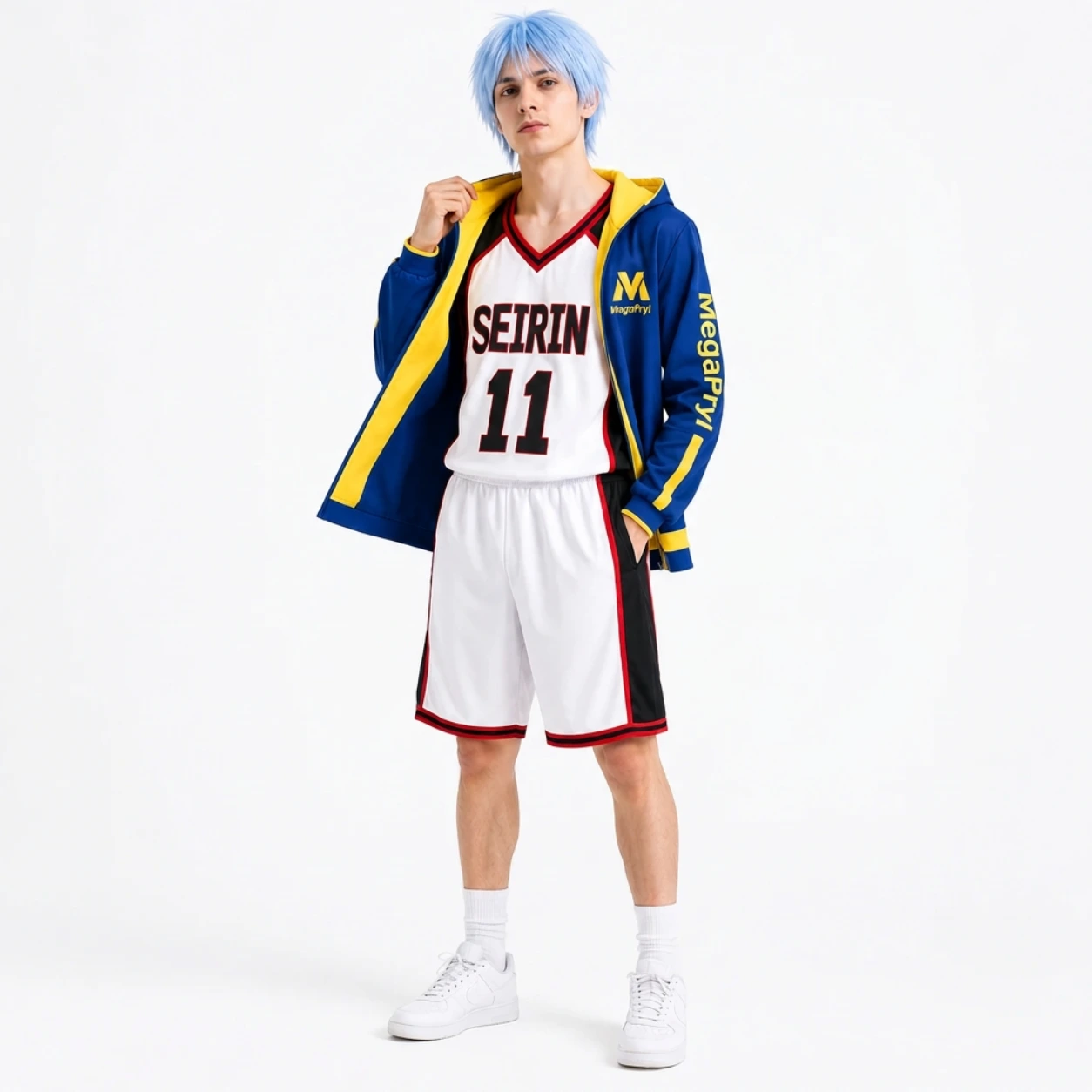 Cosplaydräkt med basketlinne nummer 11