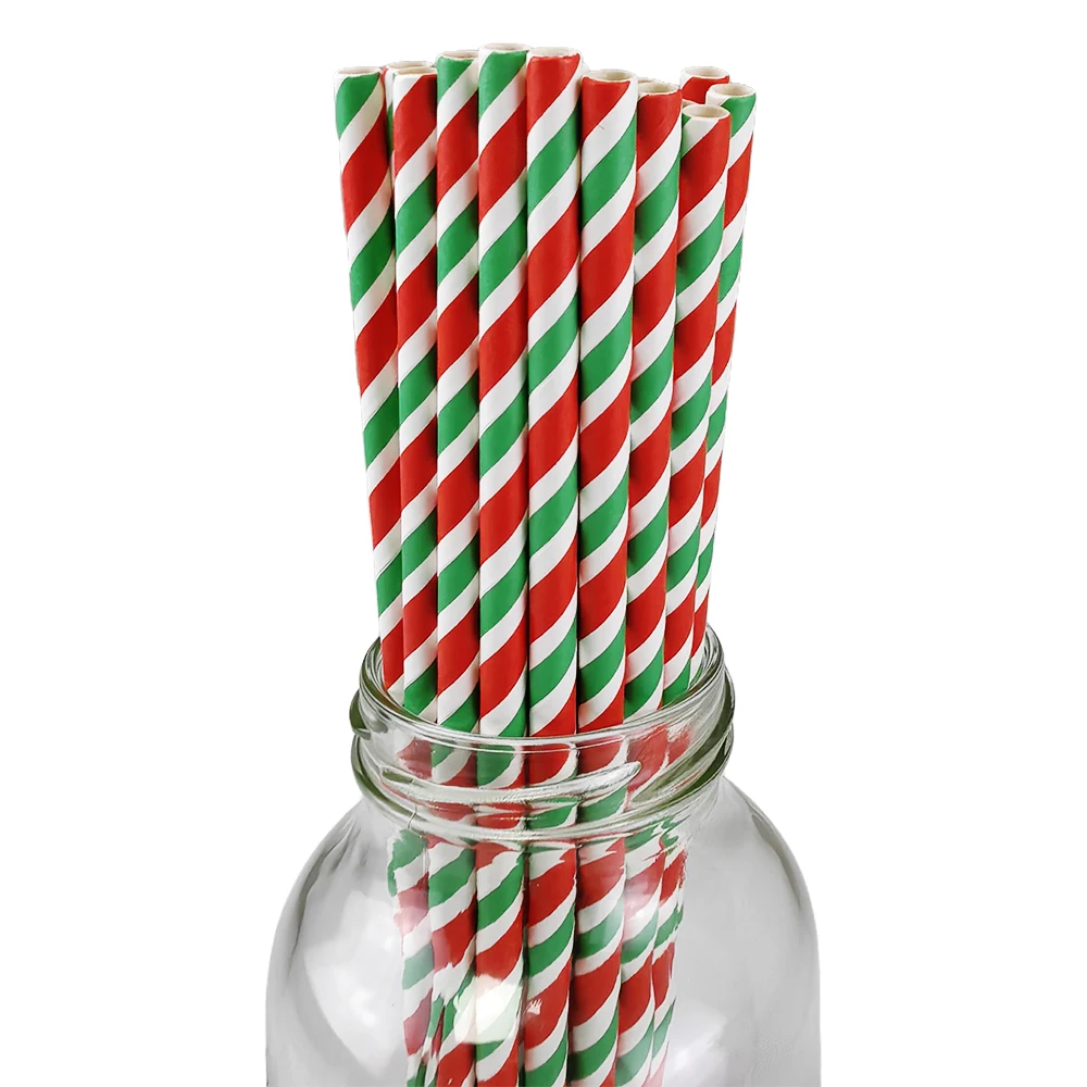 Juliga Papperssugrör - 50/100/300-pack 3