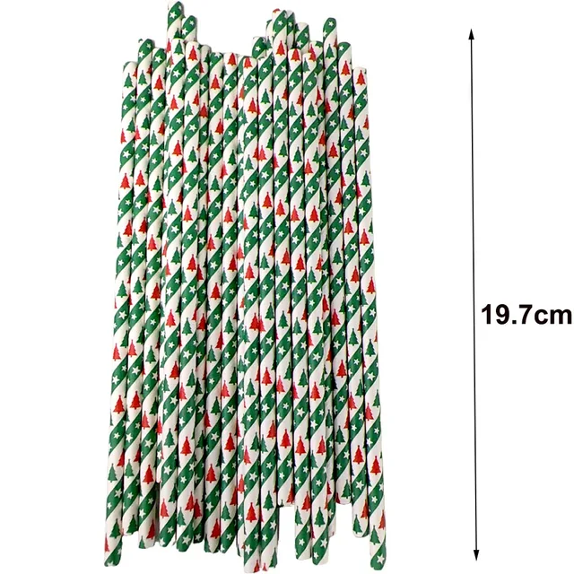 Juliga Papperssugrör - 50/100/300-pack 19