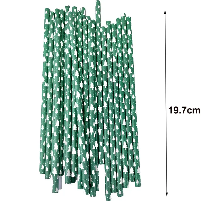 Juliga Papperssugrör - 50/100/300-pack 7