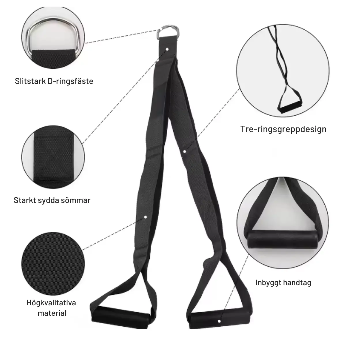 Gym Rep med Handtag Triceps Rep 3-i-1 2