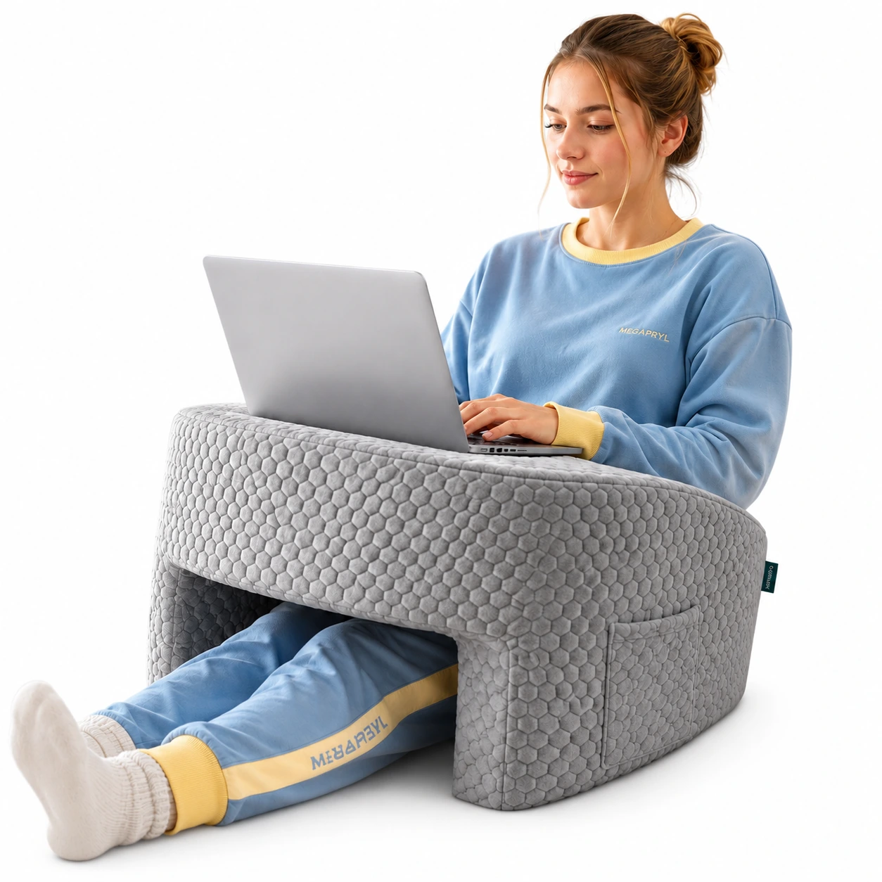 Ergonomisk Läskudde med Armstöd för Laptop och Avkoppling
