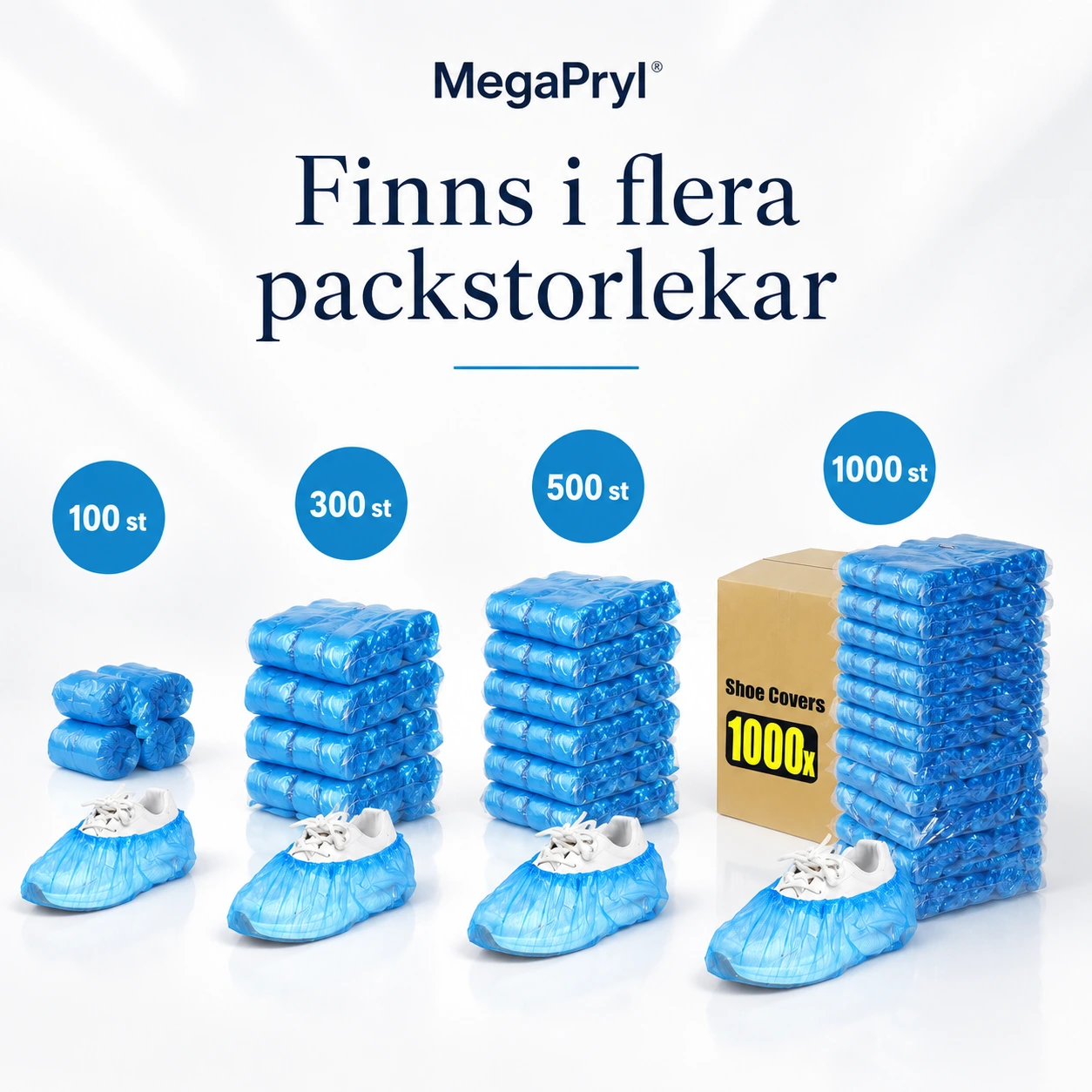Skoskydd i plast för inomhusbruk och smutsiga skor
