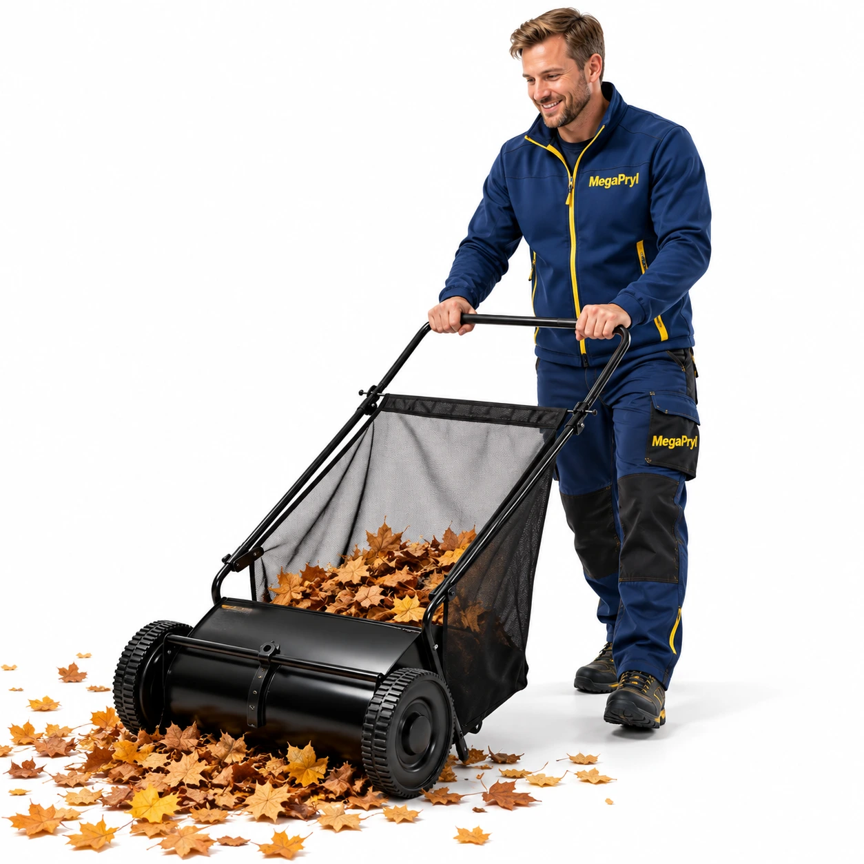Grässopare för löv och gräsklipp, 21 tum och 6 cu.ft