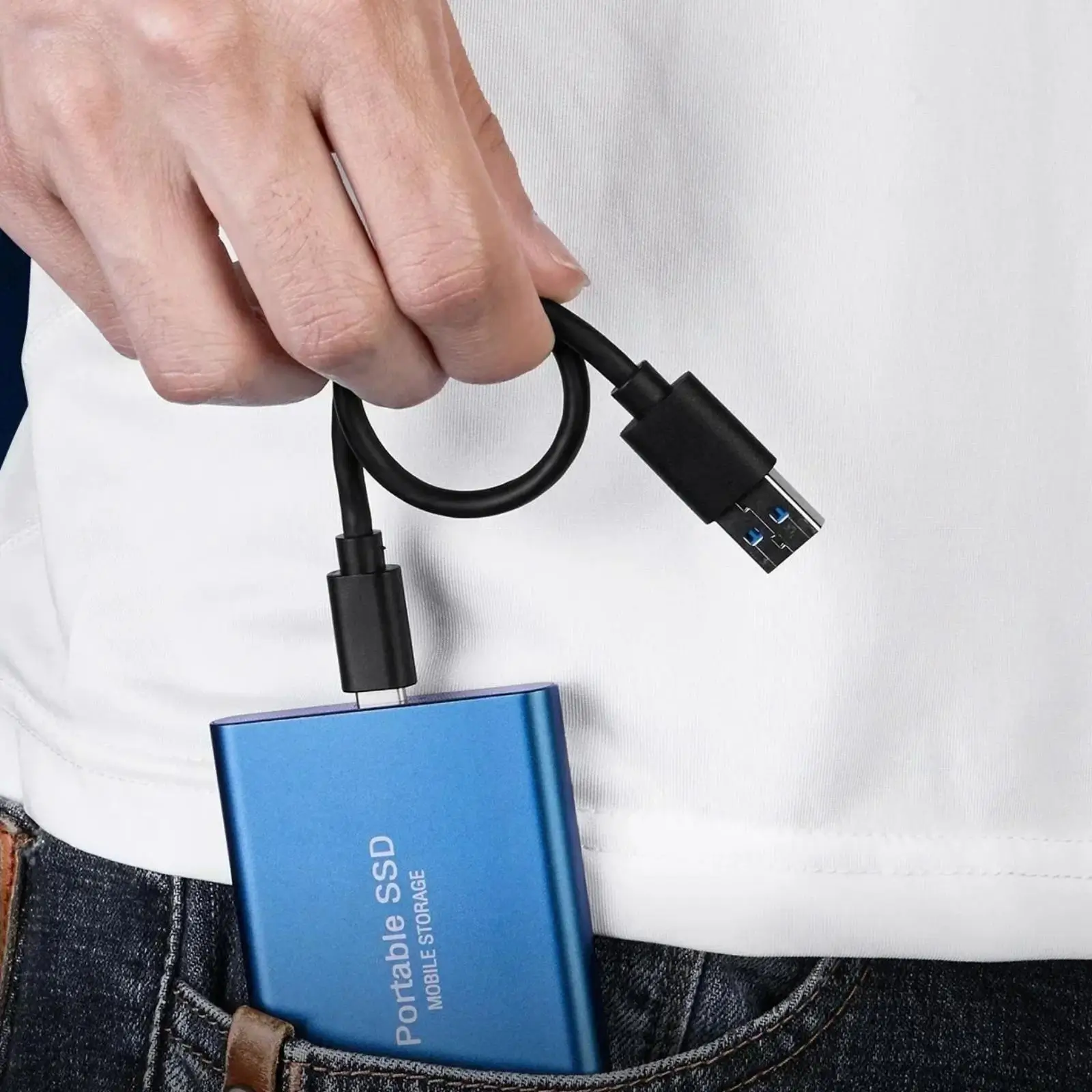 SSD Hårddisk Portabel 1TB/2TB - Hög Hastighet 3