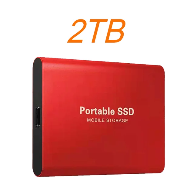 SSD Hårddisk Portabel 1TB/2TB - Hög Hastighet 6