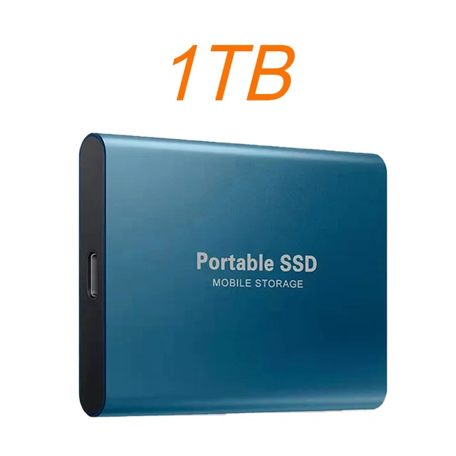 SSD Hårddisk Portabel 1TB/2TB - Hög Hastighet 12