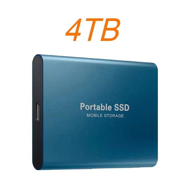 SSD Hårddisk Portabel 1TB/2TB - Hög Hastighet 8