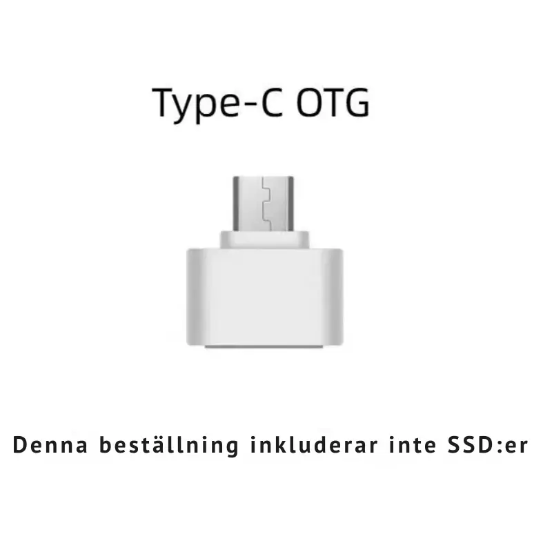 SSD Hårddisk Portabel 1TB/2TB - Hög Hastighet 9