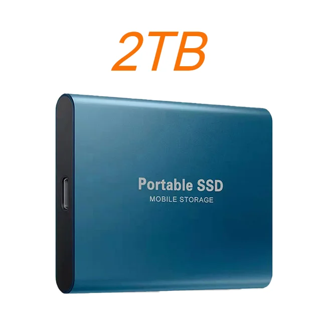 SSD Hårddisk Portabel 1TB/2TB - Hög Hastighet 11