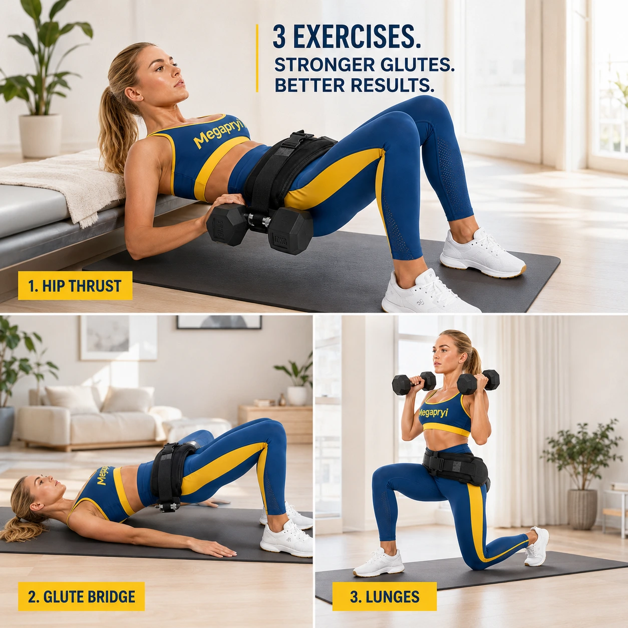 Viktbälte för Hip Thrust och Hemmaträning