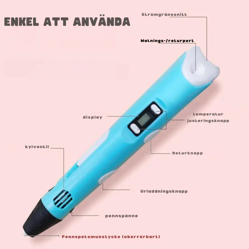 3D-Printpenna USB - 9M 5