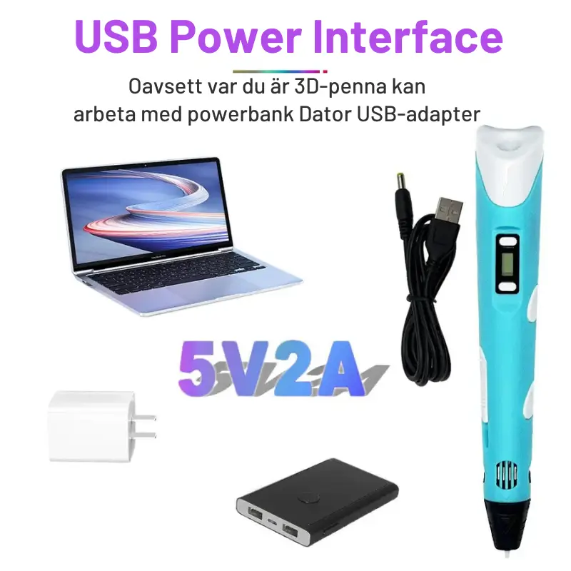 3D-Printpenna USB - 9M 3