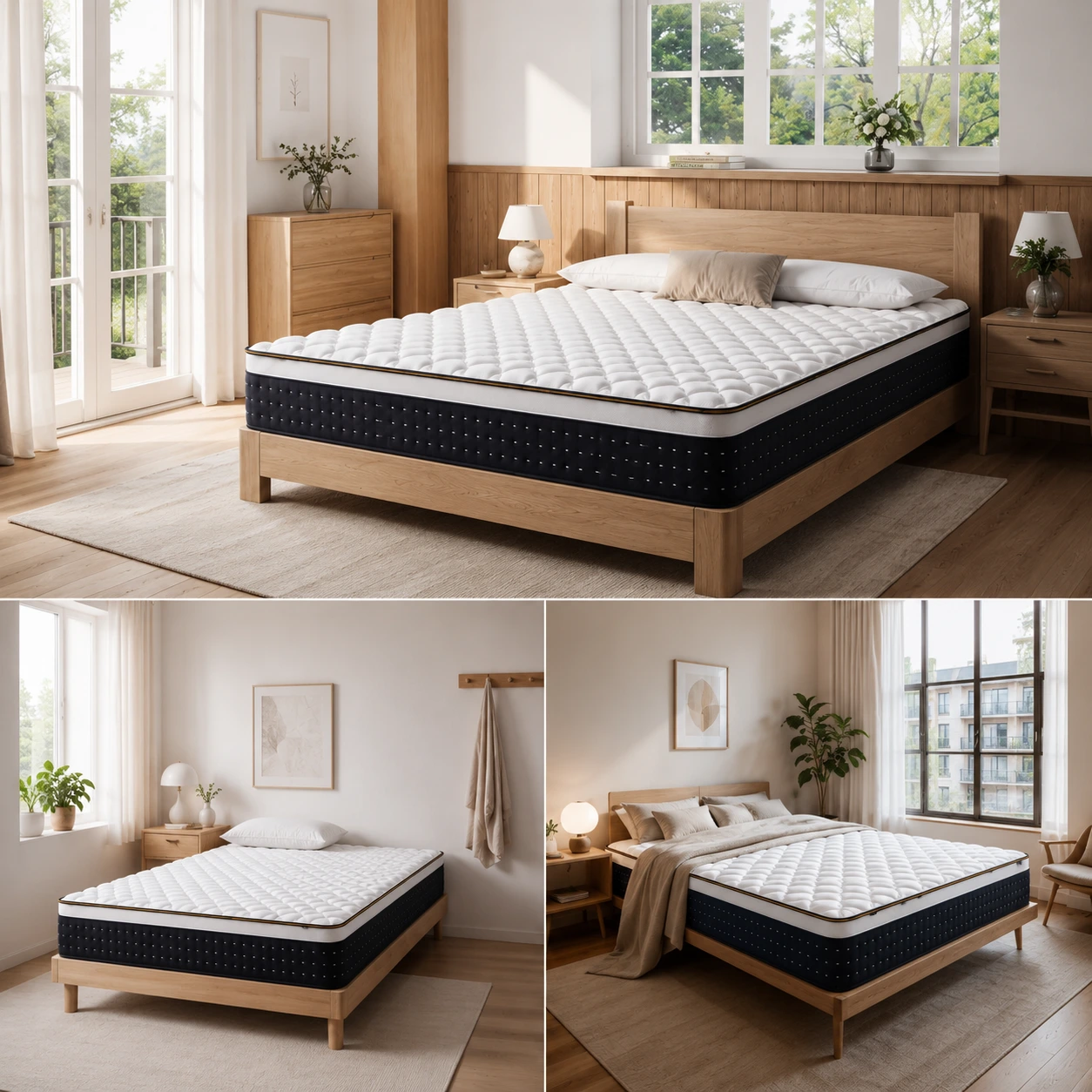 Madrass Premium 21 cm med 7-zons Komfort