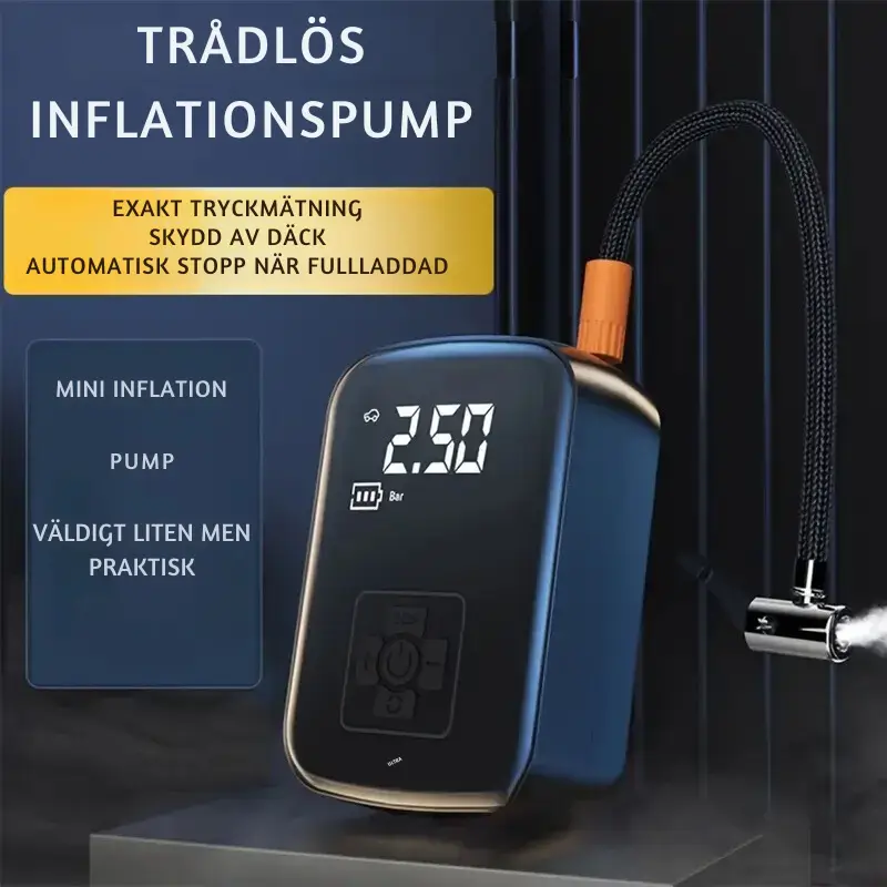 Luftkompressor Trådlös för Bil 3