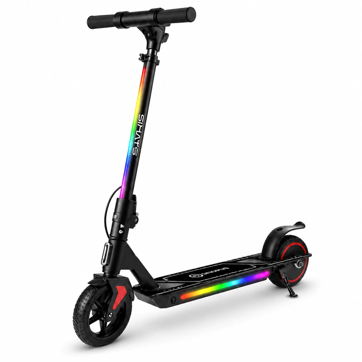 Elsparkcykel för Barn 130W – Hopfällbar med LED