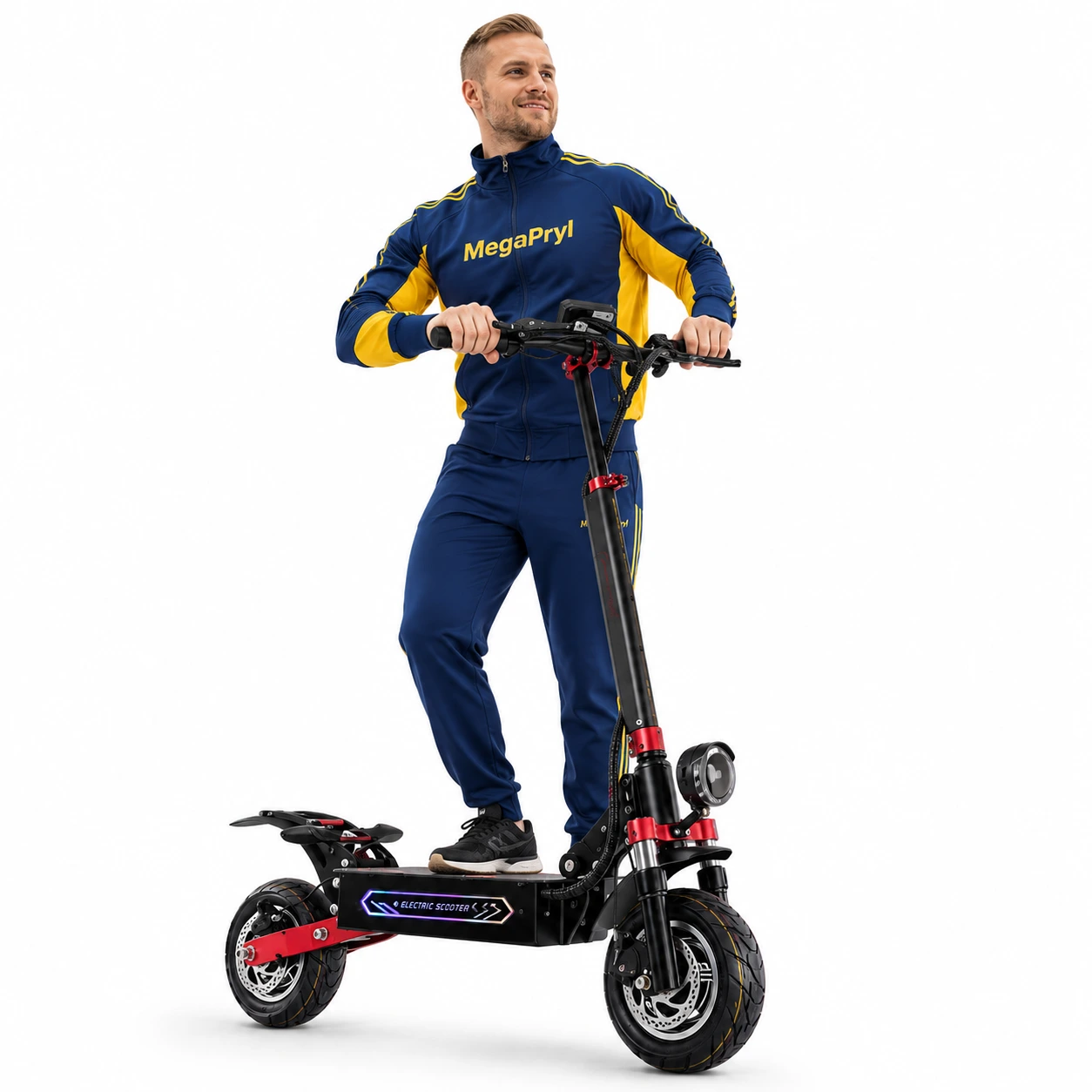 Elscooter 52V 28Ah med Dubbel Motor, NFC och App
