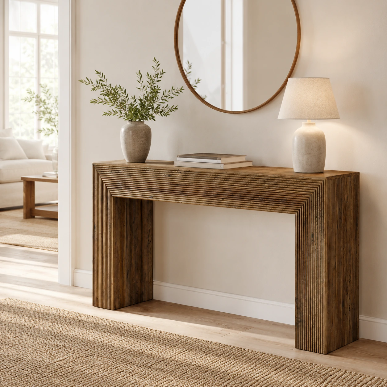 Konsolbord för hall och vardagsrum, 160 cm