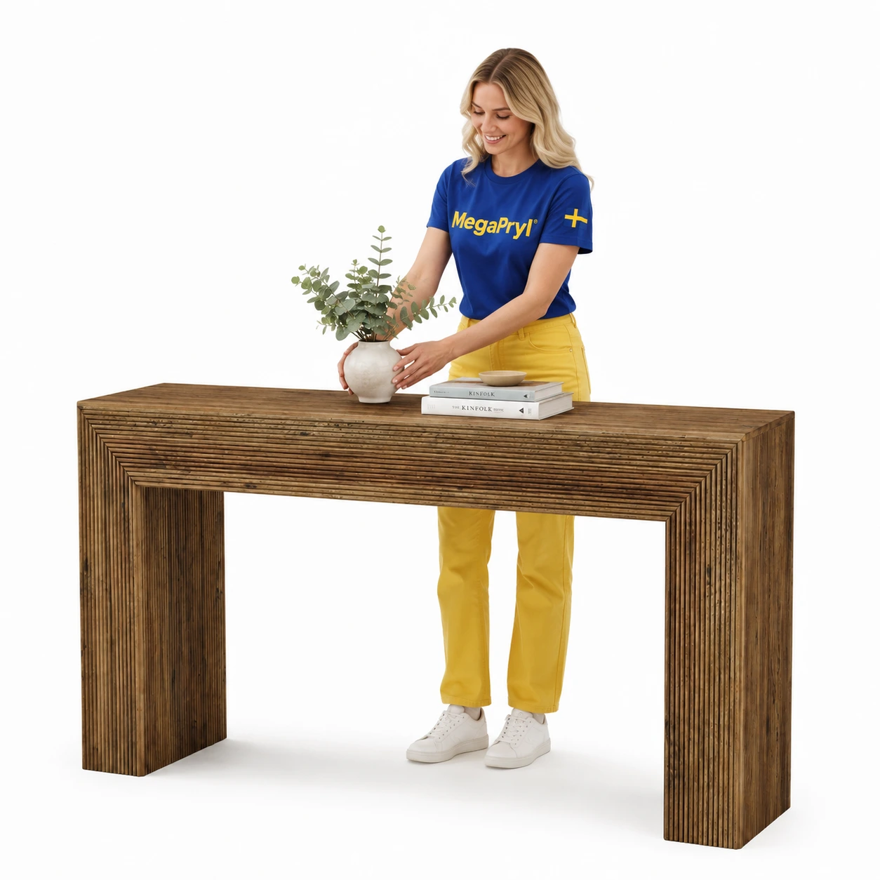 Konsolbord för hall och vardagsrum, 160 cm