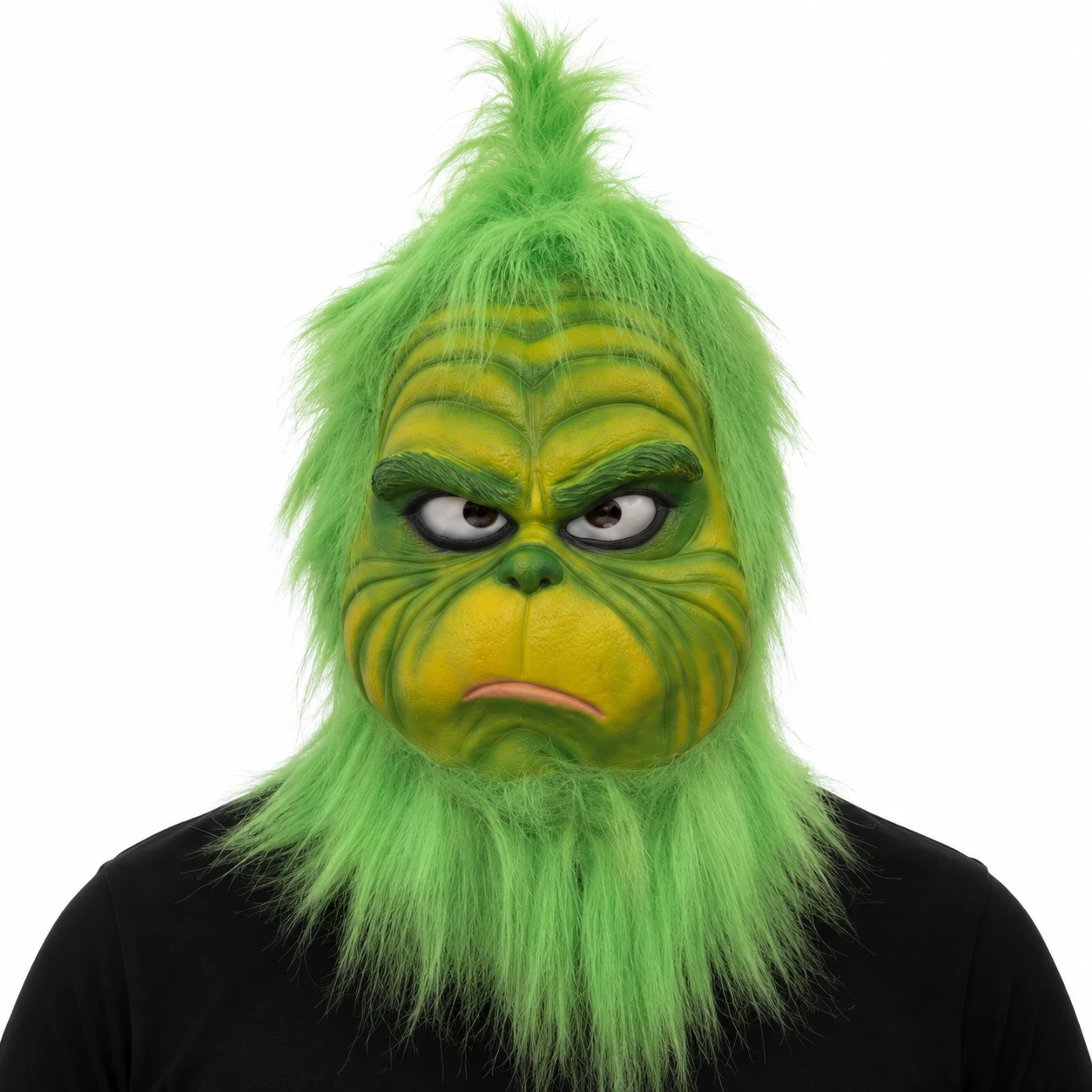 Mask eller handskar med grön monsterdesign