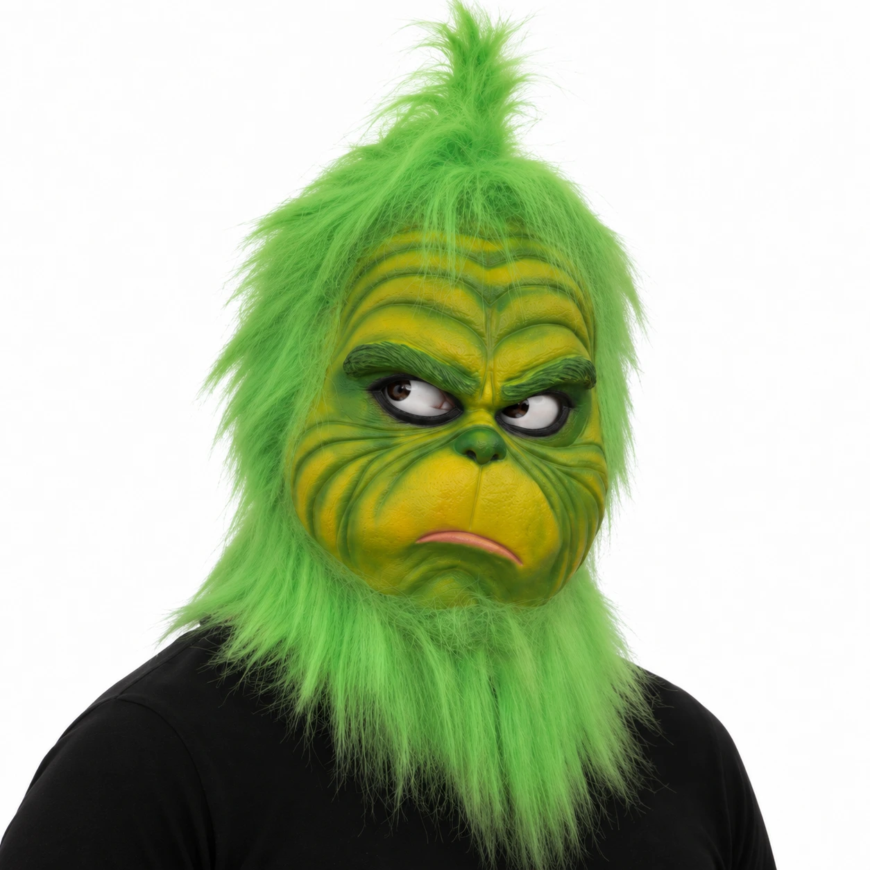 Mask eller handskar med grön monsterdesign