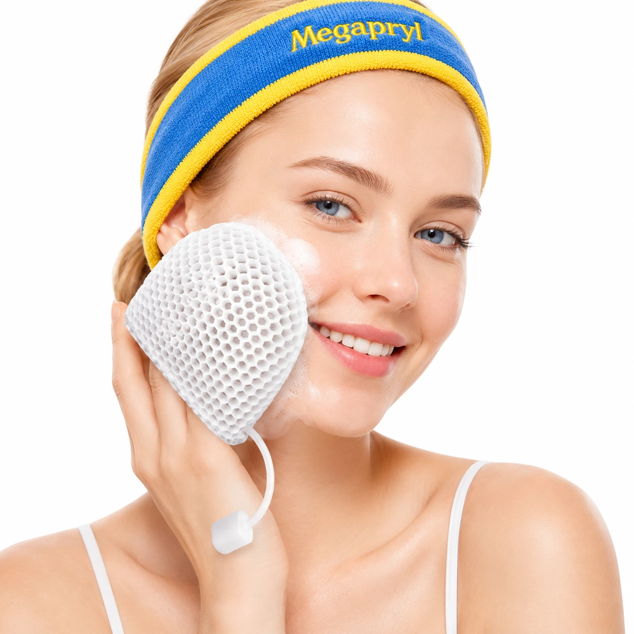 Duschhandske med Bikakestruktur – Exfolierande Tvätthandske
